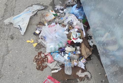 Odunpazarı'nda üzen çöp görüntüleri...