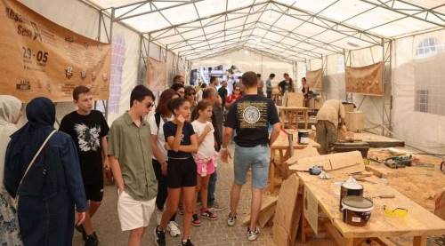 Odunpazarı sanat ateşini yaktı