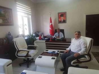 Oedas İl Müdürü Aykut, Kaymakam Öztürk’Ü Ziyaret Etti
