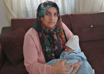 Oğlunu Kucağına Alamadan Kazada Ölen Babanın İsteği Yerine Getirildi
