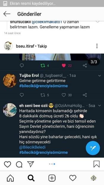 Öğrencilerden Dolmuş Zamlarına Tepki
