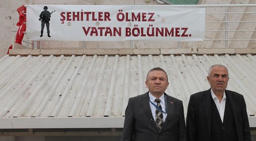 OGÜ çalışanları şehitleri unutmadı
