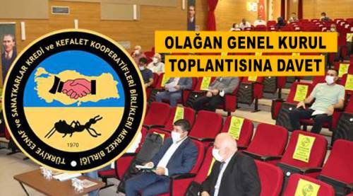 Olağan genel kurul toplantısına davet...