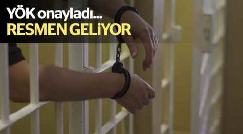 Onaylandı, Gardiyanlık Yüksek Okulu geliyor