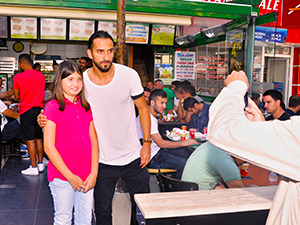 Onur, takımı ağırladı