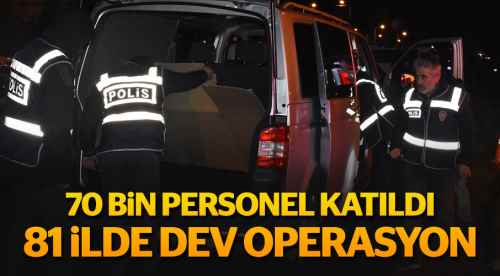 Operasyonlarda bin 628 kişi yakalandı