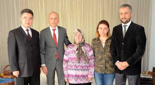 Organ bağışı yapan ailelere ziyaret