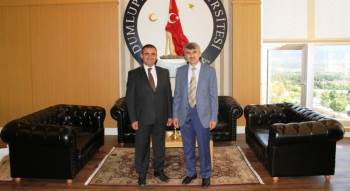 Orman Bölge Müdürü Kayım’Dan Rektör Uysal’A Veda Ziyareti
