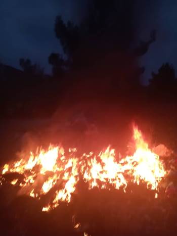 Orman Yangınına 17 Yıl İtfaiye Şoförlüğü Yapmış Olan Muhtar Yetişti
