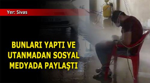Ortağına bunları yaptı... Utanmadan da paylaştı