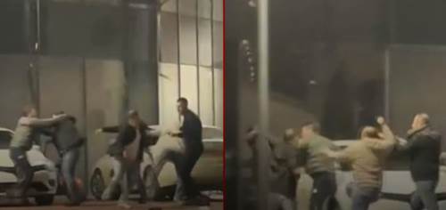 Ortalığı savaş alanına çevirdiler: O anlar kamerada!