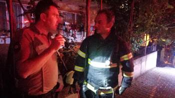 Osmaneli’Nde Bina Yangını
