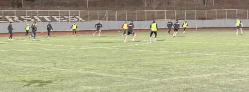 Osmangazi Üniversitesi Sahası'nda dostluk maçı yaptılar