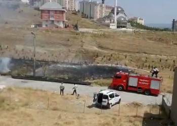 Ot Yangını Büyümeden Söndürüldü
