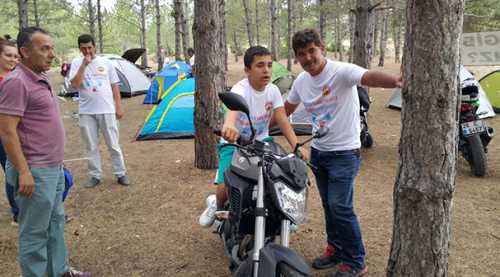 Otizmli çocuklar festivalde eğlendi