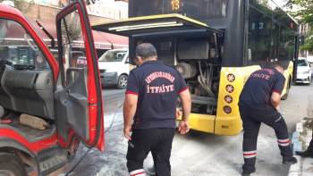 Otobüs Şoförünün Dikkati Faciayı Önledi
