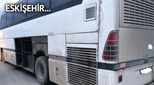 Otobüsü çaldı kılıfını hazırlayamadı!