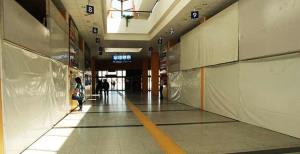 Otogar esnafı kepenk kapattı