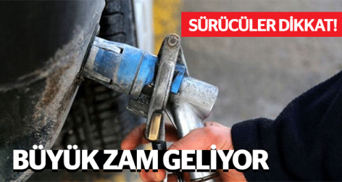 Otogaza büyük zam geliyor!