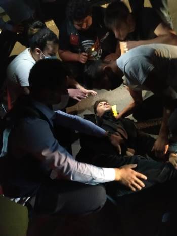 Otomobil İle Motosiklet Çarpıştı; 1 Yaralı
