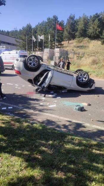 Otomobil Takla Attı: 1 Ölü, 5 Yaralı
