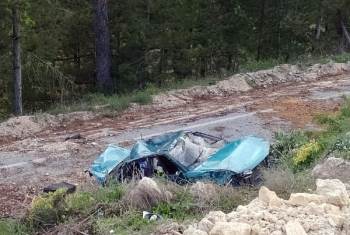 Otomobil Uçuruma Yuvarlandı: 1 Yaralı
