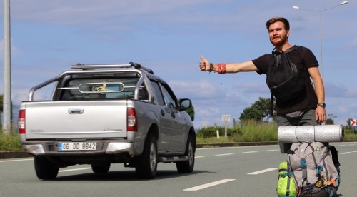 Otostopla 120 günde 40 il gezdi