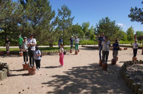 Özel bireyler Aktif Yaşam Parkı’nda doyasıya eğlendi