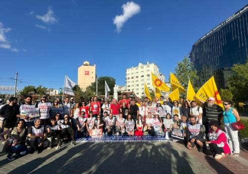 Özel sektör öğretmenleri Eskişehir’de hak arayışını sürdürdü