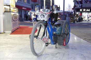 Pandemi Dönemini Modifiyeli Bisiklet Üreterek Değerlendiriyor
