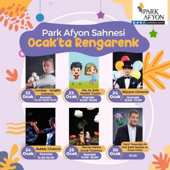 Park Afyon Sahnesi Ocak Da Rengarenk
