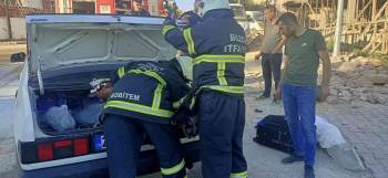 Park Halindeki Araç Bir Anada Alev Aldı
