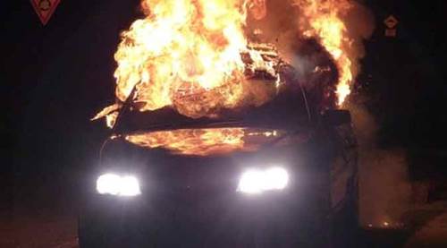 Park yeri yüzünden tartıştığı komşusunun otomobilini yaktı