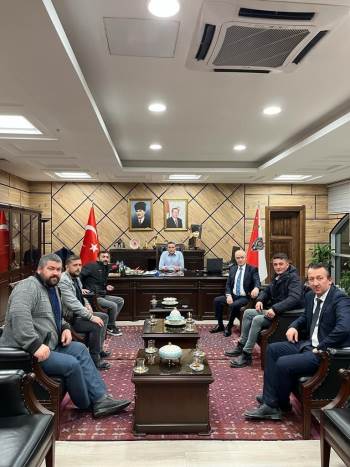 Patron Ve İşçiler Emniyet Müdürü Sıralı’Nın Makamında Bir Araya Geldi
