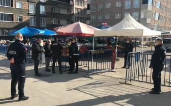 Pazar Alanında Salgınla Mücadele Denetimi Yapıldı
