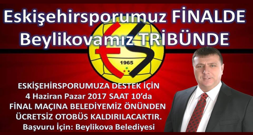 Pazar günü Beylikova Antalya'ya taşınacak