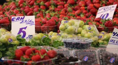 Pazar tezgahları "kızardı"