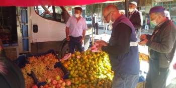 Pazarlar’Da İlçe Pazarı Kapatıldı
