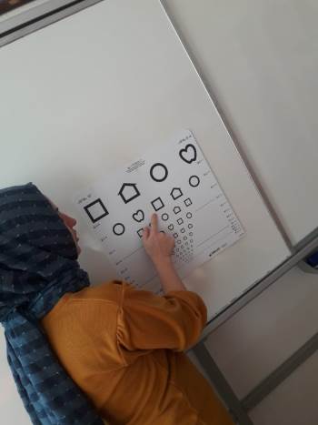 Pazarlar’Da Öğrencilere Göz Taraması
