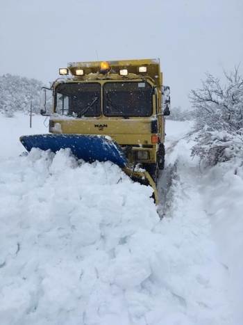 Pazaryeri’Nde Karayolları Ekipleri 24 Saat Kar Nöbetinde
