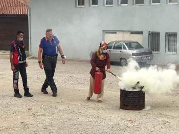 Pazaryeri’Nde Yangın Tatbikatı
