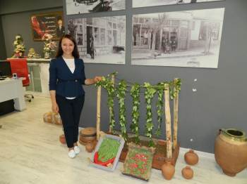 Pazaryeri’Nin Ürünlerini Makamında Sergileyip Tanıtıyor
