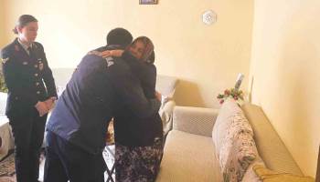 Pençe- Kaplan Operasyonunda Şehit Olan Askerin Ailesine Jandarmadan Taziye Ziyareti
