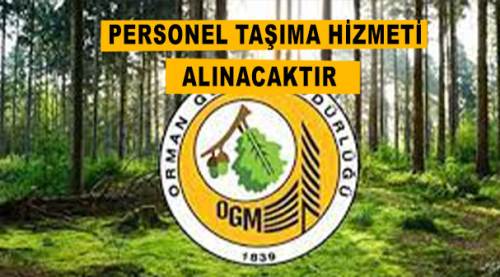 Personel taşıma hizmeti alınacaktır...
