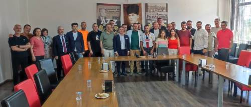 Personelle bayramlaştılar