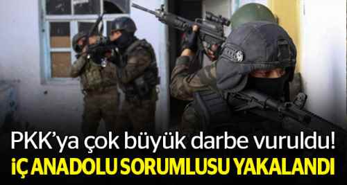 PKK'nın üst düzey yöneticisi yakalandı