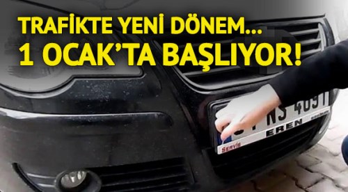 Plaka numaraları tek merkezde!