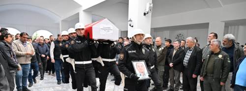 Polis memuru Selçuk Önger Eskişehir’de son yolculuğuna uğurlandı