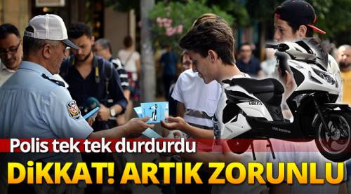 Polis tek tek durdurup uyardı!