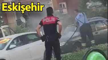 Polis ve itfaiye hemen oraya koştu!